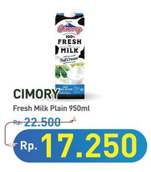 Promo Harga Cimory Fresh Milk Full Cream 950 ml - Hypermart