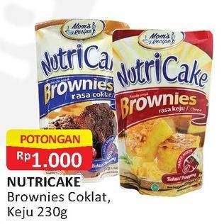 Promo Harga Nutricake Instant Cake Brownies Cokelat, Cheese 230 gr - Alfamart