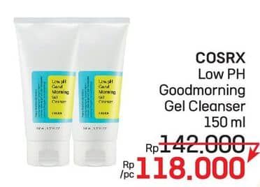 Promo Harga Cosrx Low PH Good Morning Gel Cleanser 150 ml - LotteMart