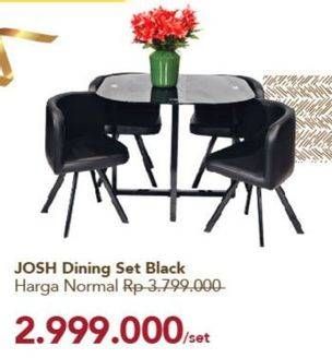 Promo Harga JOSH Dining Set  - Carrefour
