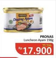 Promo Harga PRONAS Daging Ayam Luncheon 198 gr - Alfamidi