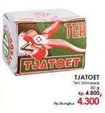 Promo Harga TJATOET Teh Bubuk 80 gr - LotteMart