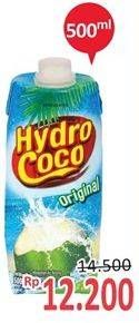 Promo Harga HYDRO COCO Minuman Kelapa Original 500 ml - Alfamidi