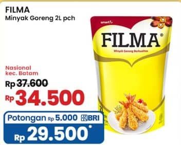 Promo Harga Filma Minyak Goreng 2000 ml - Indomaret