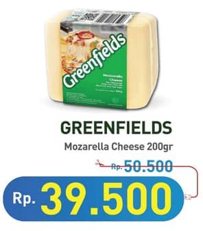 Promo Harga Greenfields Cheese Mozzarella 200 gr - Hypermart