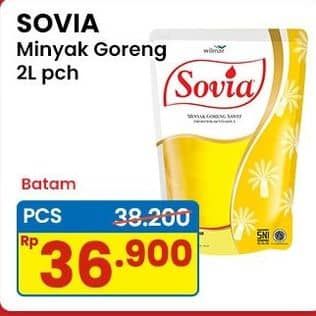 Promo Harga Sovia Minyak Goreng 2000 ml - Indomaret
