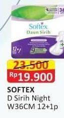 Promo Harga Softex Daun Sirih 36cm 13 pcs - Alfamart
