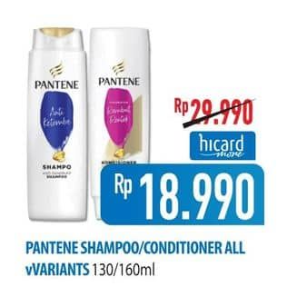 Promo Harga Pantene Shampoo/Conditioner  - Hypermart