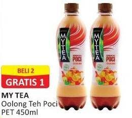 Promo Harga MY TEA Minuman Teh Oolong 450 ml - Alfamart