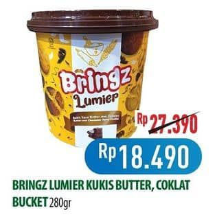 Promo Harga Bringz Lumier Cookies Butter And Chocolate 282 gr - Hypermart