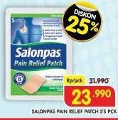 Promo Harga Salonpas Pain Relief Patch 5 pcs - Superindo