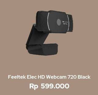 Promo Harga FEELTEK Elec HD Webcam 720p Black  - iBox