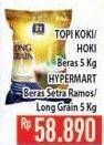 Promo Harga Topi Koki Beras/ Hypermart Beras Setra Ramos/ Long Grain/ Hoki Beras  - Hypermart