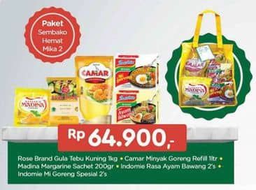 Harga Rose Brand, Camar, Madina, Indomie