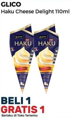 Promo Harga Glico Haku Tokyo Cheese Delight 110 ml - Alfamart