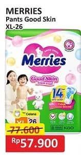 Promo Harga Merries Pants Good Skin XL26 26 pcs - Alfamart