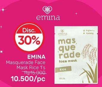 Promo Harga EMINA Masquerade Face Mask Rice 23 gr - Guardian