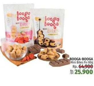 Promo Harga BOOGA BOOGA Mini Bites 80 gr - LotteMart