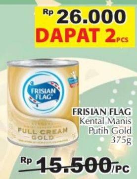 Promo Harga FRISIAN FLAG Susu Kental Manis per 2 kaleng 375 gr - Giant