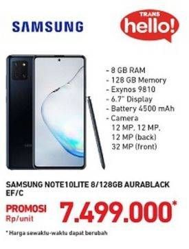 Promo Harga SAMSUNG Galaxy Note 10 Lite  - Carrefour