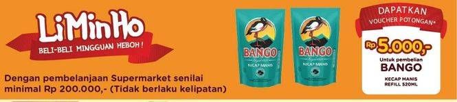 Promo Harga BANGO Kecap Manis 520 ml - Yogya