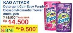 Promo Harga ATTACK Easy Detergent Liquid Purple Blossom, Romantic Flower 800 ml - Indomaret