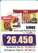 Promo Harga Kimbo Sosis Sapi Goreng 372 gr - Hari Hari