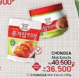 Promo Harga Chongga Kimchi 200 gr - LotteMart