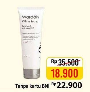 Promo Harga WARDAH White Secret Facial Wash 100 ml - Alfamart