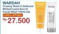 Promo Harga Wardah C Defense Energizing Creamy Wash/Wardah Crystal Secret Foaming Cleanser   - Indomaret