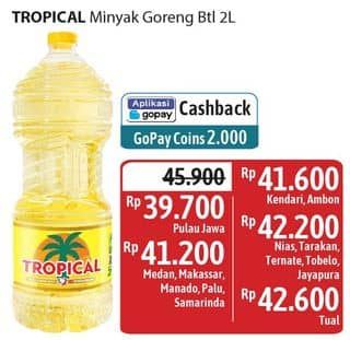 Promo Harga Tropical Minyak Goreng 2000 ml - Alfamidi