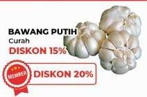 Promo Harga Bawang Putih per 100 gr - Yogya