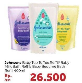 Promo Harga Johnsons Baby Top To Toe/Baby Milk Bath/Baby Bedtime Bath  - Carrefour