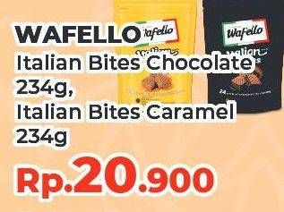 Promo Harga ROMA Wafello Bites Butter Caramel, Choco Blast 24 pcs - Yogya