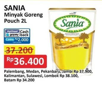 Promo Harga Sania Minyak Goreng 2000 ml - Alfamart