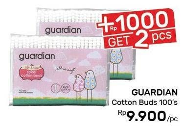 Promo Harga GUARDIAN Cotton Buds 100 pcs - Guardian