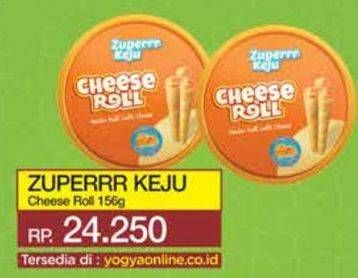 Promo Harga Roma Zuperrr Keju Cheese Roll 156 gr - Yogya