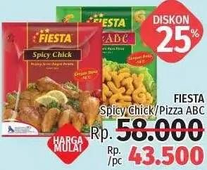 Promo Harga Fiesta Spicy Chick / Pizza ABC  - LotteMart