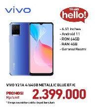 Promo Harga VIVO Y21A 4 GB + 64 GB  - Carrefour