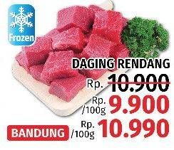 Promo Harga Daging Rendang Sapi per 100 gr - LotteMart