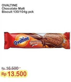 Promo Harga Ovaltine Chocolate Malt Cookies 130 gr - Indomaret