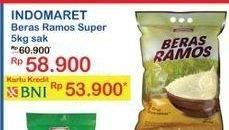 Promo Harga Indomaret Beras Ramos 5000 gr - Indomaret