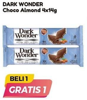 Promo Harga Dark Wonder Chocolate Almond 56 gr - Alfamart