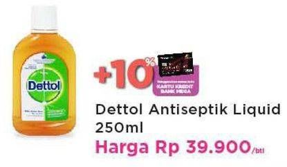 Promo Harga DETTOL Antiseptic Germicide Liquid 250 ml - Carrefour