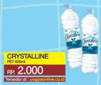 Promo Harga Crystalline Air Mineral 600 ml - Yogya