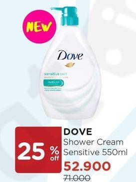 Promo Harga DOVE Body Wash Sensitive Skin 550 ml - Watsons