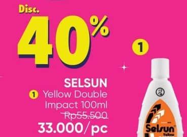 Promo Harga Selsun Shampoo Yellow Double Impact 100 ml - Guardian