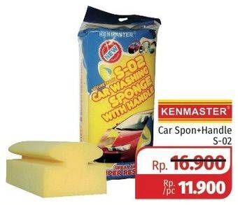 Promo Harga KENMASTER Car Sponge 02 + Handle S-02 1 pcs - Lotte Grosir