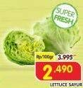 Promo Harga Lettuce Sayur per 100 gr - Superindo