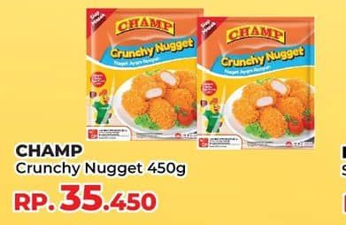 Promo Harga Champ Nugget Crunchy Nugget 450 gr - Yogya